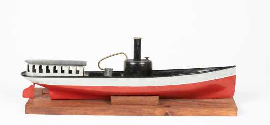 "Schonner" Live Steam River Boat Toy