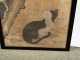 Chinese Painting on Silk of Two Cats
