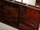 Chinese Export Hardwood Marble Top Three Part Desk