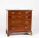 Small English Chippendale Four Drawer Chest