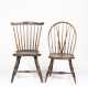 Two New England 18thC Windsor Side Chairs