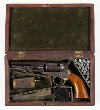 A Very Nice Cased Colt Model 1849 Revolver Serial Number 69961