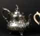 Two English Coin Silver Teapots