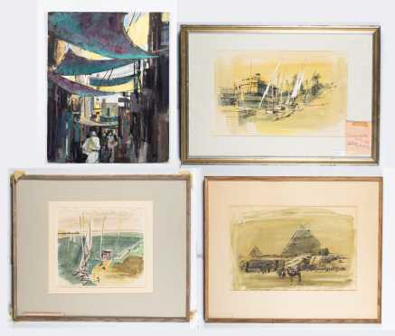 Jo Kotula, Four Paintings of Egypt