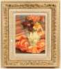 Dorothy Ochtman (1892-1971) "Dahlias with Orange Drapery"
