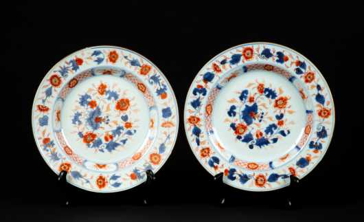 Pair of 19thC Chinese Deep Plates