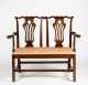 Chippendale Style Mahogany Settee