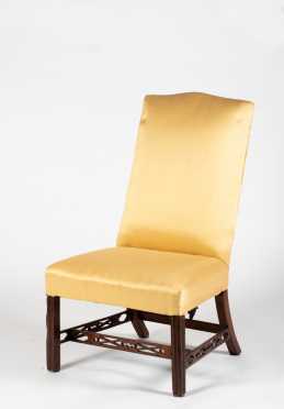 18thC American Stool Back Side Chair