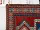 Antique Kazak Oriental Scatter Rug