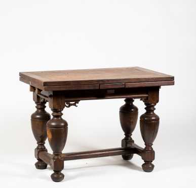 French 17thC Oak Draw Table