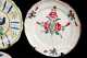 A Collection of Eight 18th/19thC French Faience Plates