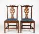 Pair of Cherry Chippendale Side Chairs