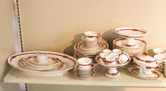 Richard Briggs Imported Boston Porcelain Dinner Set
