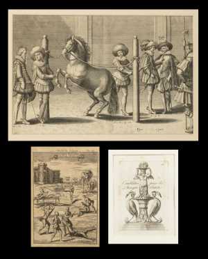 Three Engravings/ Etchings of 16thC Scenes