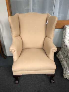 Ball and Claw Foot Wing Chair