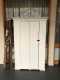 White Painted Pantry Cupboard C1880, Shelved Interior