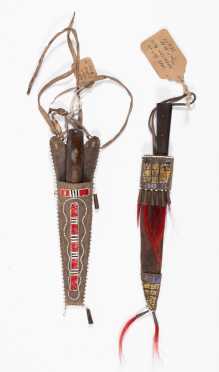 Pair of Native American Hunting Knives