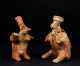 Two Pre Columbian Colima Figures