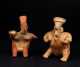 Two Pre Columbian Colima Figures