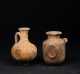 Two Holy Land Archeological Handled Vases and a Group of Roman Coins and Arrow Head