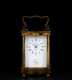 Brass and Glass French Carriage Clock