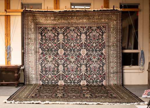 Persian Kerman Room Size Oriental Rug