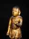 19thC Carved and Gilded Buddha Figure