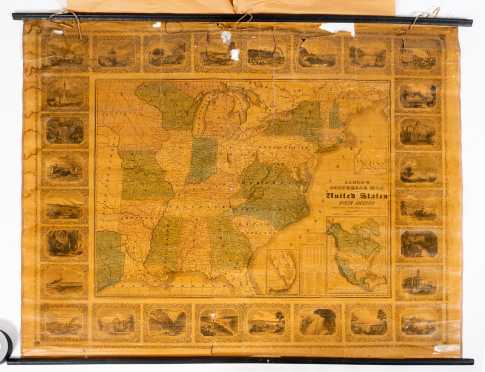 Alden's Pictorial Map of the United States of North America