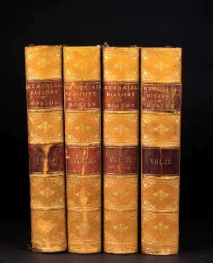 "The Memorial History of Boston Including Suffolk County, Massachusetts 1630-1880," 4 Vols.