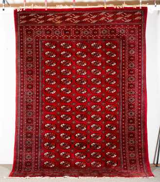 Pakistani Bokhara Room Size Oriental Rug