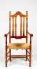 New Hampshire Crest Bannister Back Armchair
