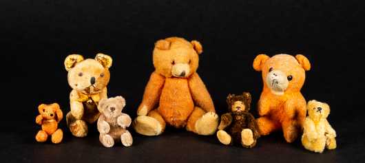 even Vintage and Old Miniature Teddy Bears