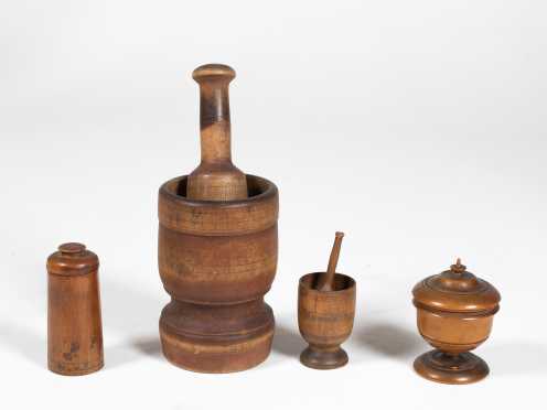 Four Pieces of Treenware