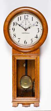 Seth Thomas Oak Wall Clock              