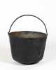 Large 18thC Brass and Wrought Iron Bucket
