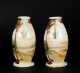 Pair of "Nippon" Decorated Vases