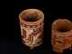 Two Pre Columbian Painted Mayan Pots