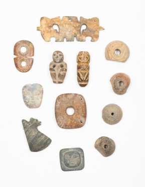 A Group of Pre Columbian Relics