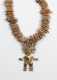 A Pre Columbian Gold Figural Amulet Necklace, Tairona