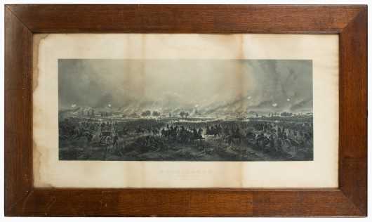 Engraving: "Gettysburg: Repulse of Longstreet's Assault,"