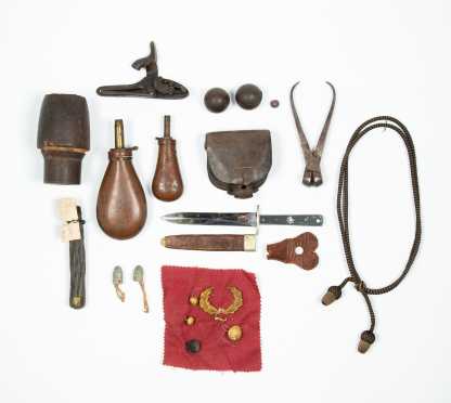 Civil War Era Miscellaneous Miliary Parts Lot