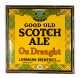 C1930s "Good Old Scotch Ale" Enamel on Tin Sign