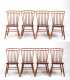 Set of Eight Reproduction "Hagerty" Birdcage Windsor Side Chairs