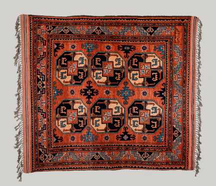 20thC Afghan-Ersari Hanging Oriental Rug