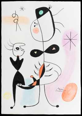 Joan Miro, Spain/France (1893-1983) Attributed