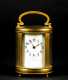 Oval French Brass Carriage Clock
