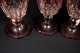 Set of Six Bohemian Water Goblets