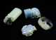 Four Chinese Lavender Jadeite Carved Figures