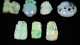 Ten Miscellaneous Jadeite Chinese Carvings, E20thC