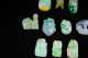Ten Miscellaneous Jadeite Chinese Carvings, E20thC